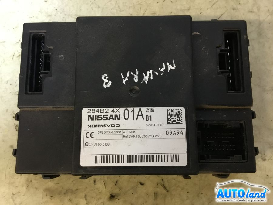 Modul Electronic 284b24x Control Eletronic Nissan NAVARA D40 2004