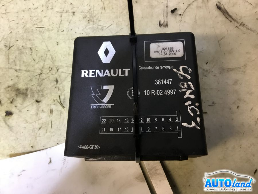 Modul Electronic 381447 Carlig Remorcare Renault SCENIC III JZ0/1 2009