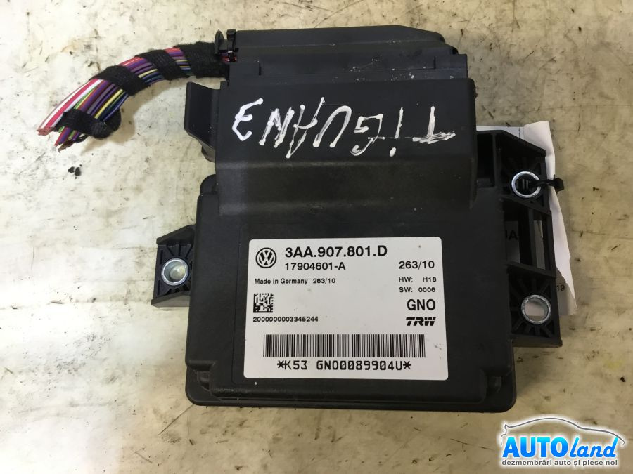 Modul Electronic 3aa907801d Frana de Mana Volkswagen TIGUAN 2007