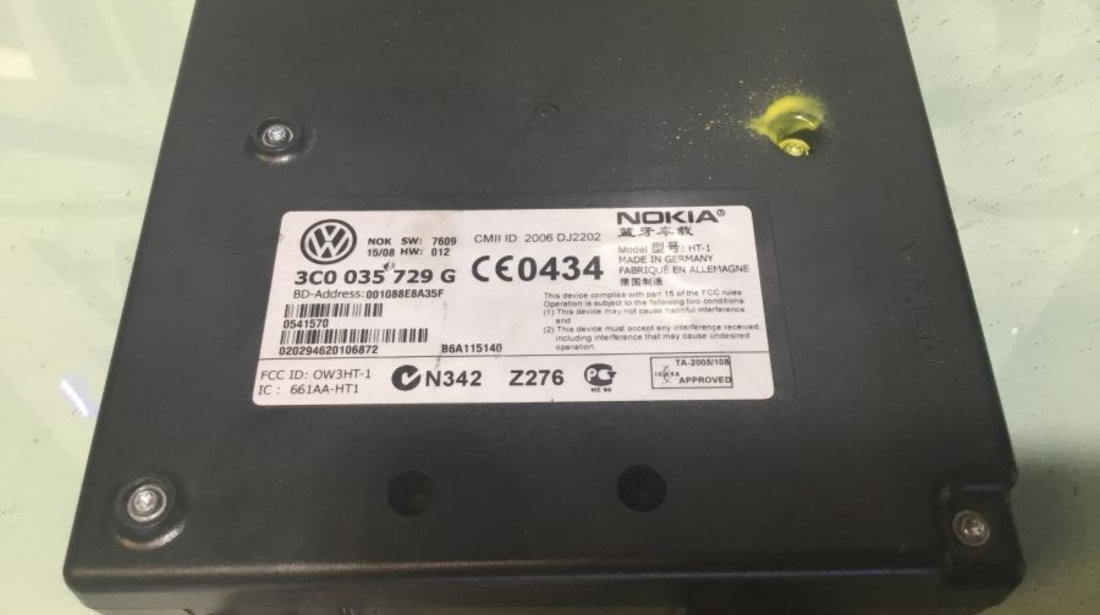 Modul Electronic 3c0035729g Bluetooth Volkswagen PASSAT 3C2 2005