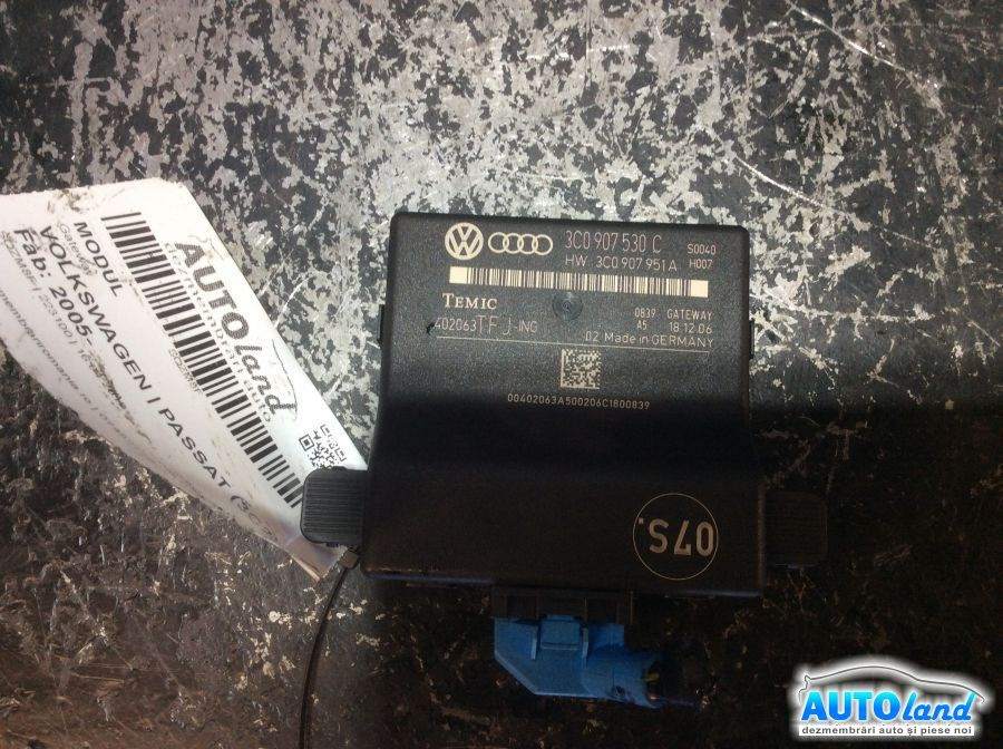 Modul Electronic 3c0907530c Gateway Volkswagen PASSAT 3C2 2005
