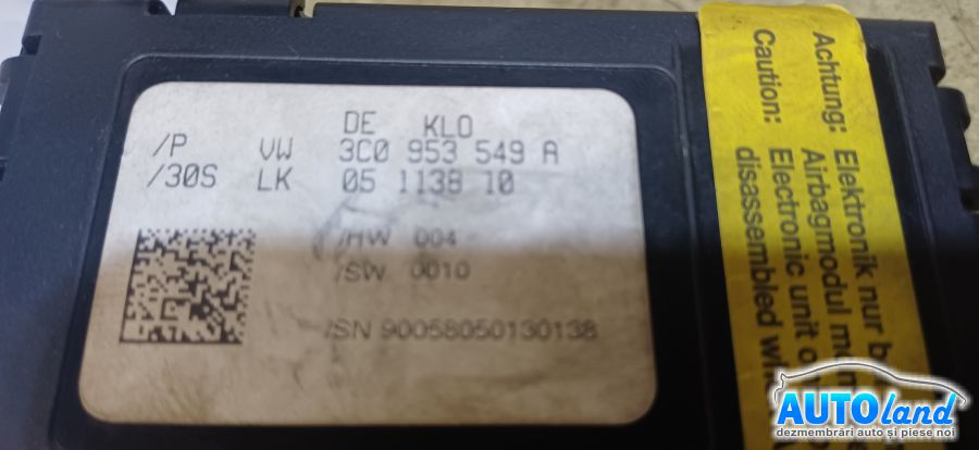 Modul Electronic 3c0953549a Coloana Volan Volkswagen PASSAT 3C2 2005