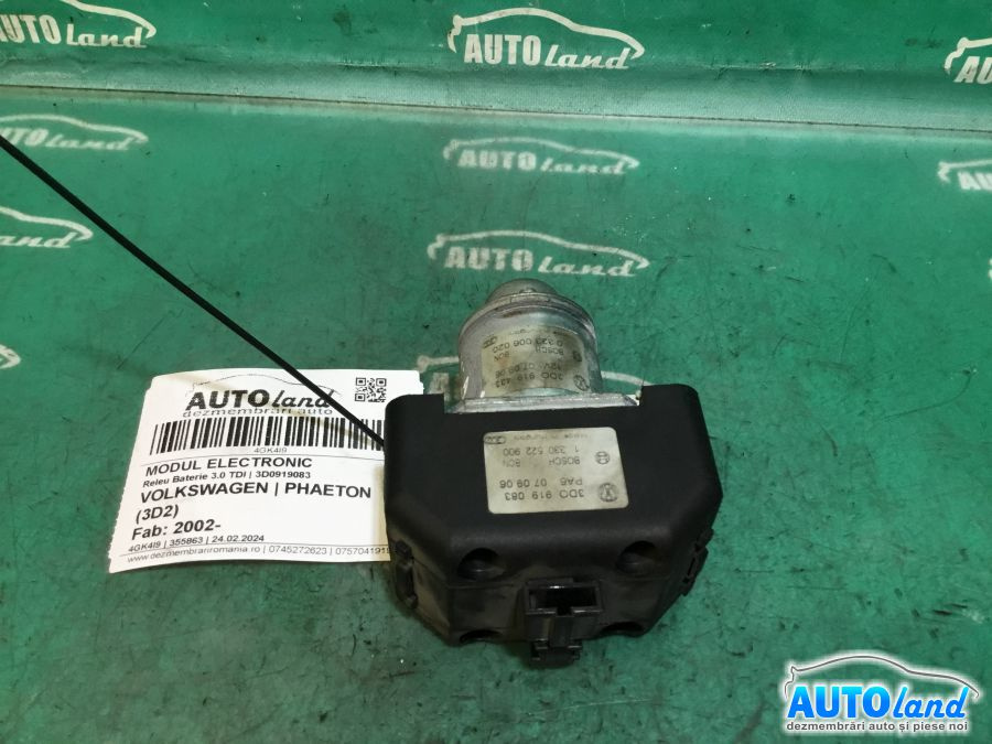 Modul Electronic 3d0919083 Releu Baterie 3.0 TDI Volkswagen PHAETON 3D2 2002