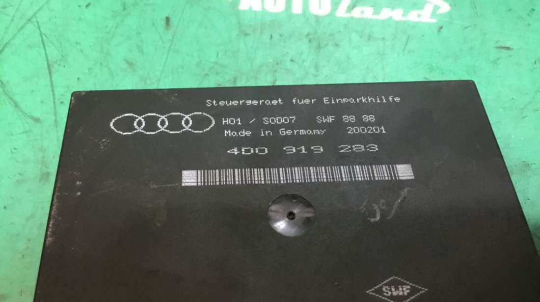 Modul Electronic 4d0919283 Senzor Parcare Audi A6 4B,C5 1997-2005