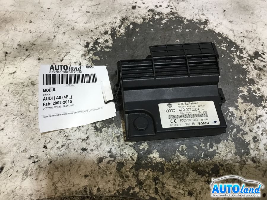 Modul Electronic 4e0907280a Baterie Audi A8 4E 2002-2010