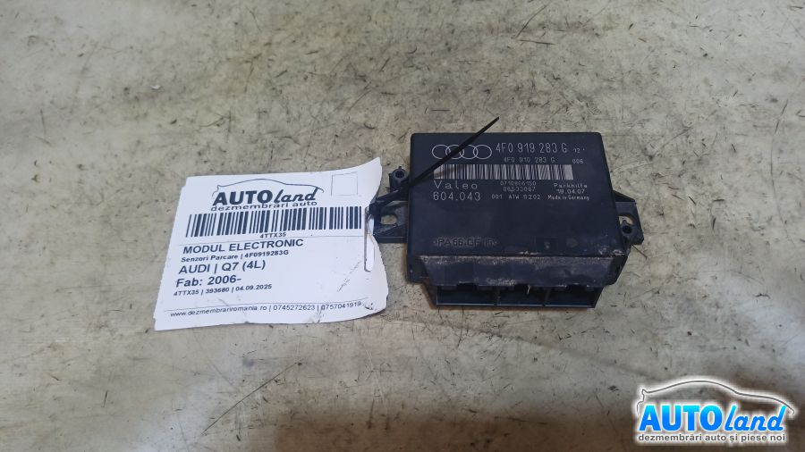 Modul Electronic 4f0919283g Senzori Parcare Audi Q7 4L 2006