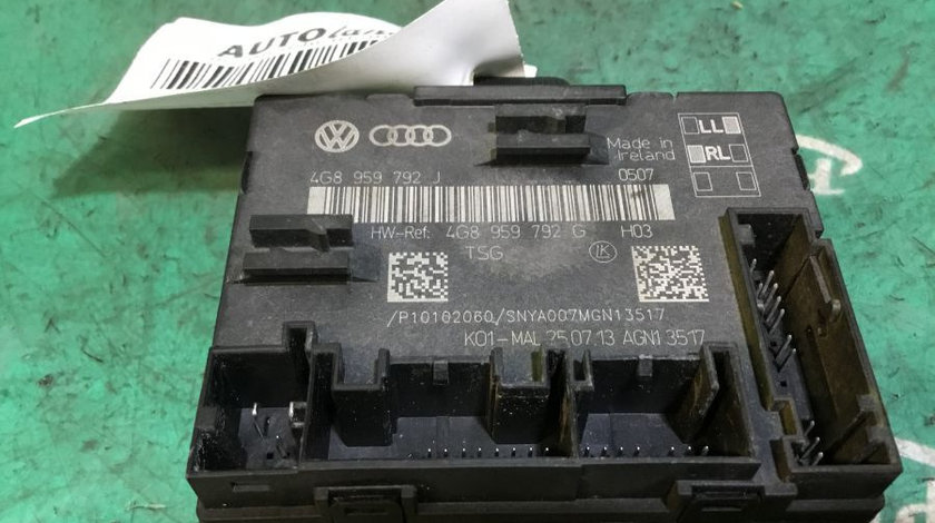 Modul Electronic 4g8959792g Dreapta Fata Din Usa Audi A6 4G 2011