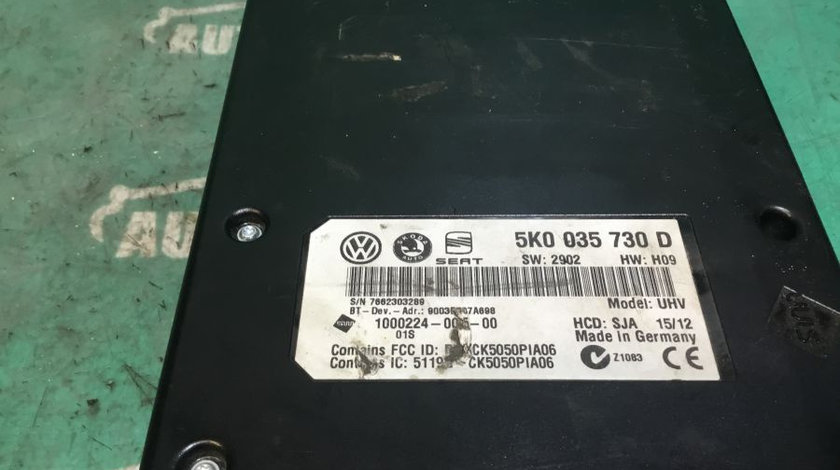 Modul Electronic 5k0035730d Bluetooth Volkswagen PASSAT 362 2010