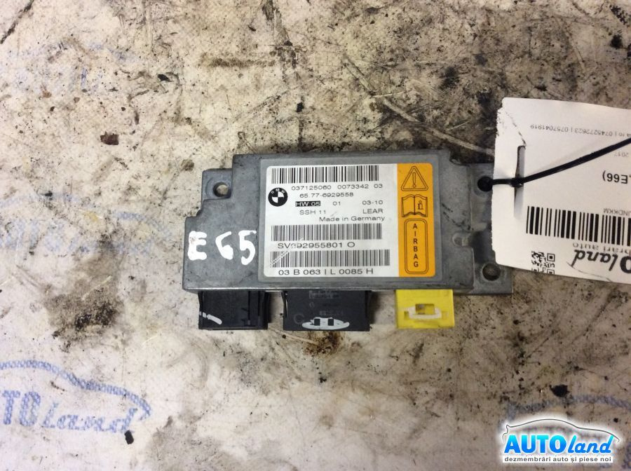Modul Electronic 6929558 Airbag BMW 7 E65,E66 2001