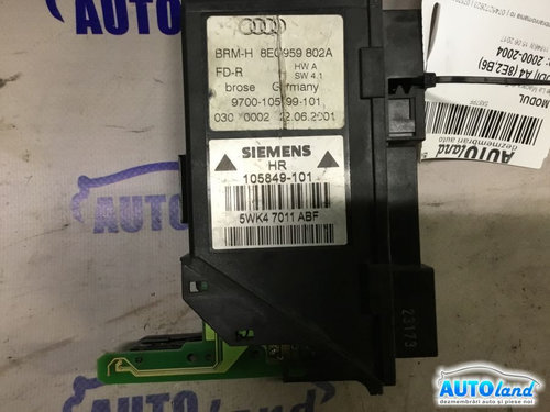 Modul Electronic 8e0959802a De La Macara,dr Fata Audi A4 8E2,B6 2000-2004