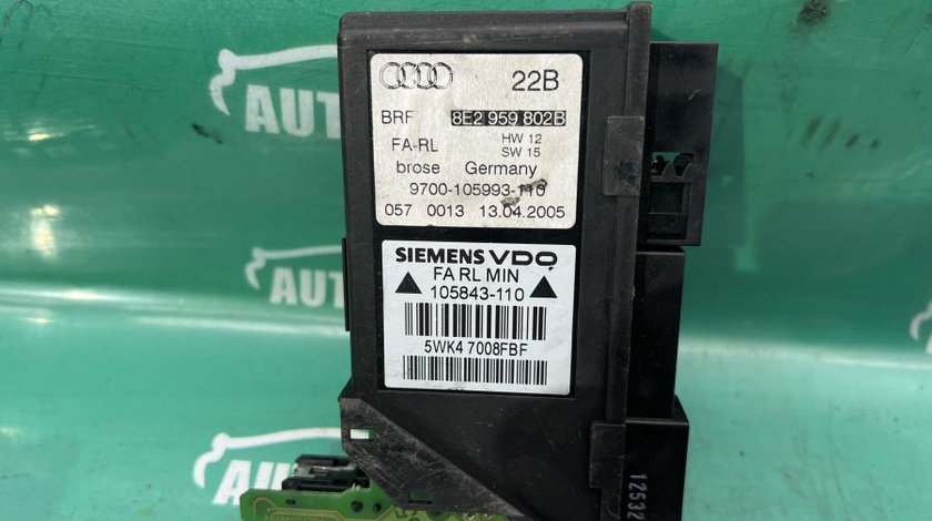 Modul Electronic 8e2959802b Macara Dreapta Fata Audi A4 8E2,B6 2000-2004