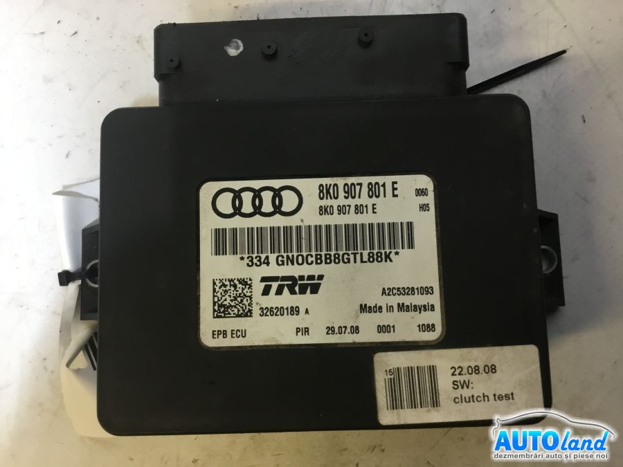 Modul Electronic 8k0907801e Calculator Frana de Mana Audi A4 8K 2007