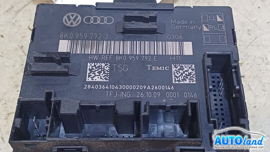 Modul Electronic 8k0959792j Usa Fata Dreapta Audi A4 8K 2007