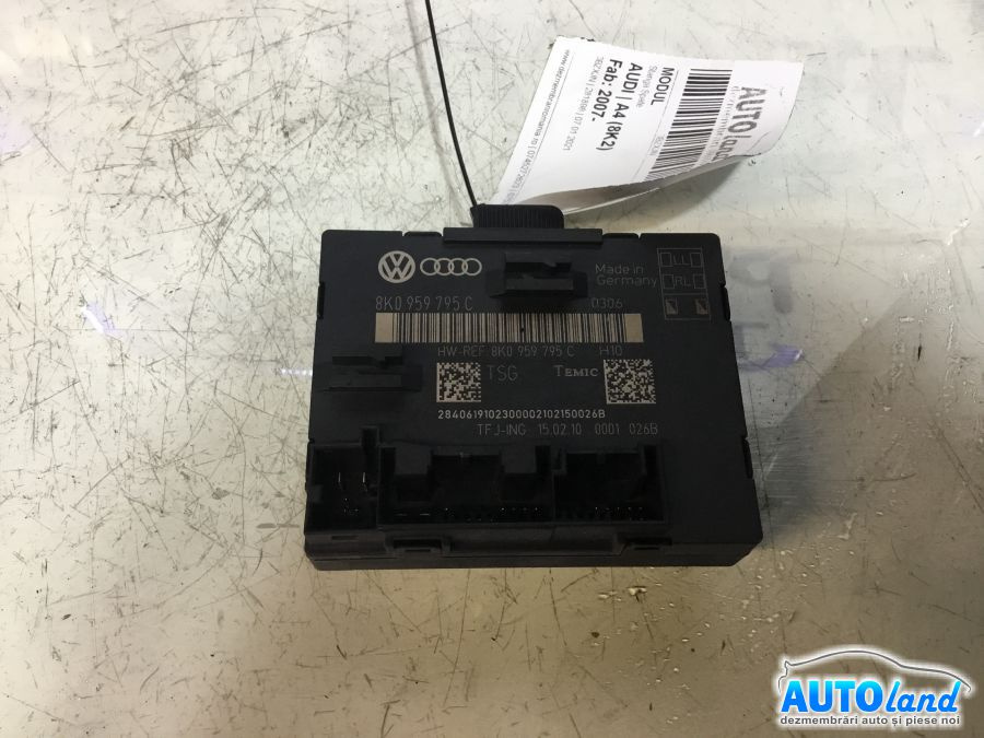 Modul Electronic 8k0959795c Stanga Spate Audi A4 8K 2007
