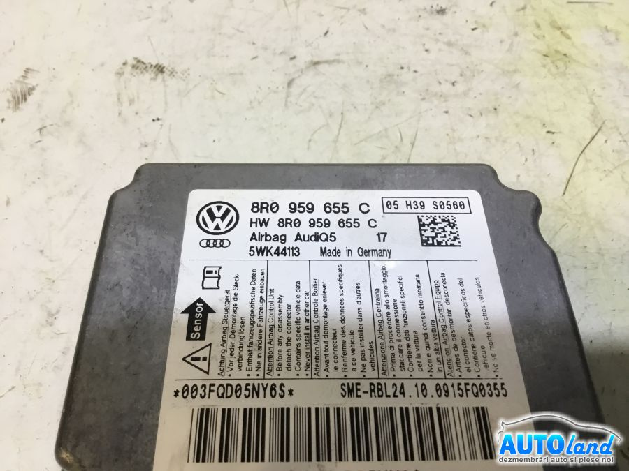 Modul Electronic 8r0959655c Airbag Audi Q5 8R 2008