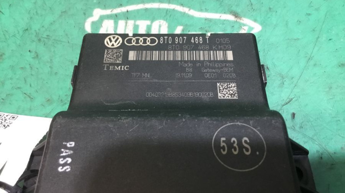 Modul Electronic 8t0907468t Gateway Audi A4 8K 2007