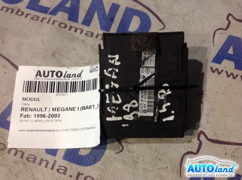 Modul Electronic 9140010352 Clima Renault MEGANE I BA0/1 1996-2003