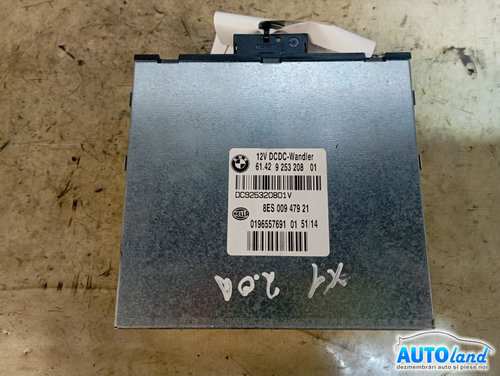 Modul Electronic 9253208 Convertizor Tensiune BMW X1 E84 2009