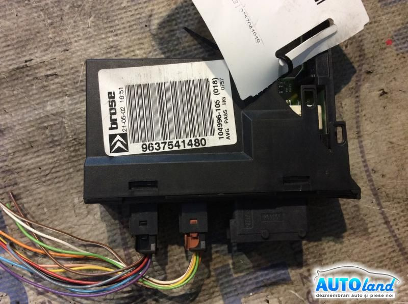 Modul Electronic 9637541480 Macara Stanga Fata Citroen C5 DC 2001-2004