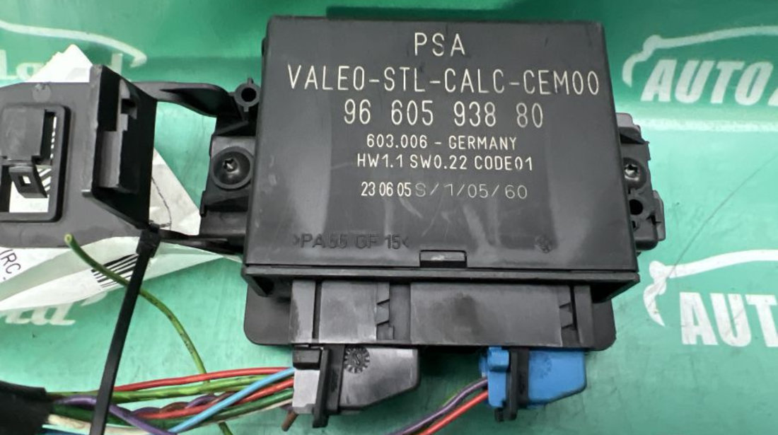 Modul Electronic 9660593880 Senzor Parcare Citroen C5 RC 2004-2008