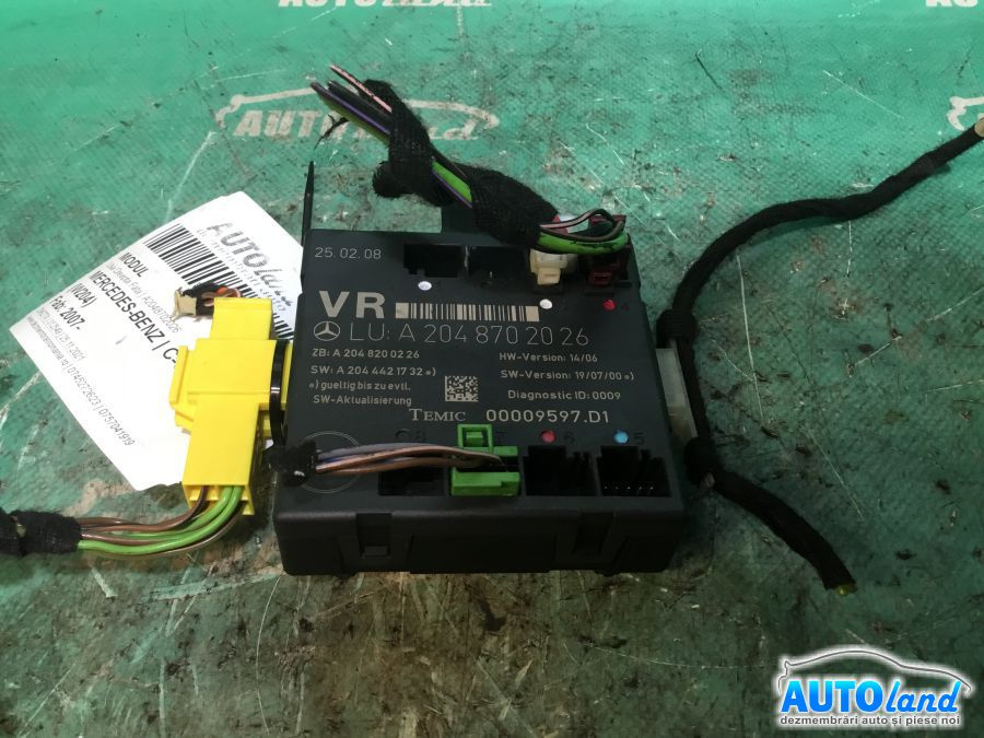Modul Electronic A2048702026 Usa Dreapta Fata Mercedes-Benz C-CLASS W204 2007