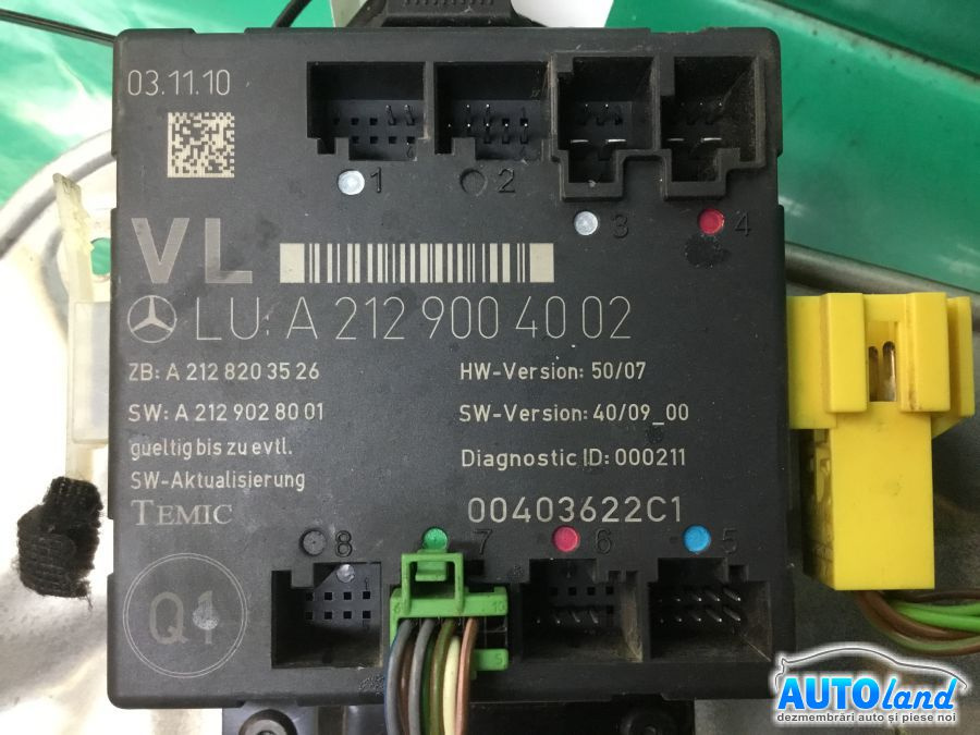 Modul Electronic A2129004002 Usa Mercedes-Benz C-CLASS W204 2007