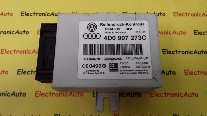 Modul Electronic Audi, 4D0907273C