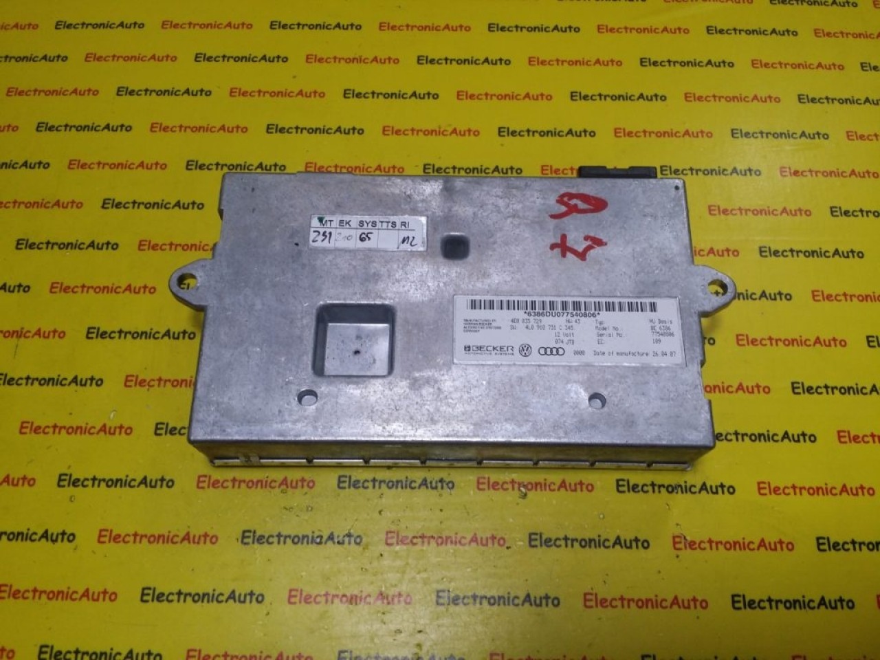Modul Electronic Audi, 4E0035729, 4L0910731C