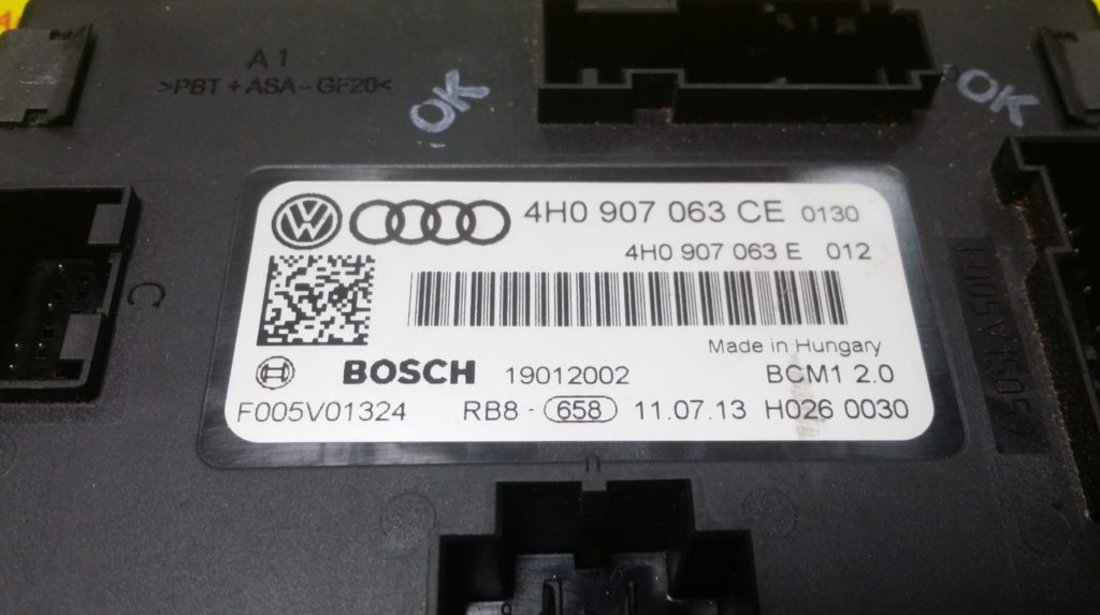Modul Electronic Audi A6, A7, A8, 4H0907063CE, 4H0907063E