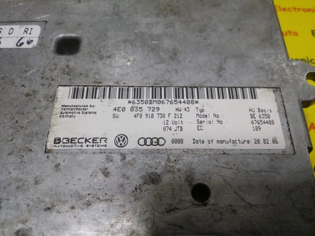 Modul Electronic Audi A6, Q6, 4F0910730F, 4E0035729,