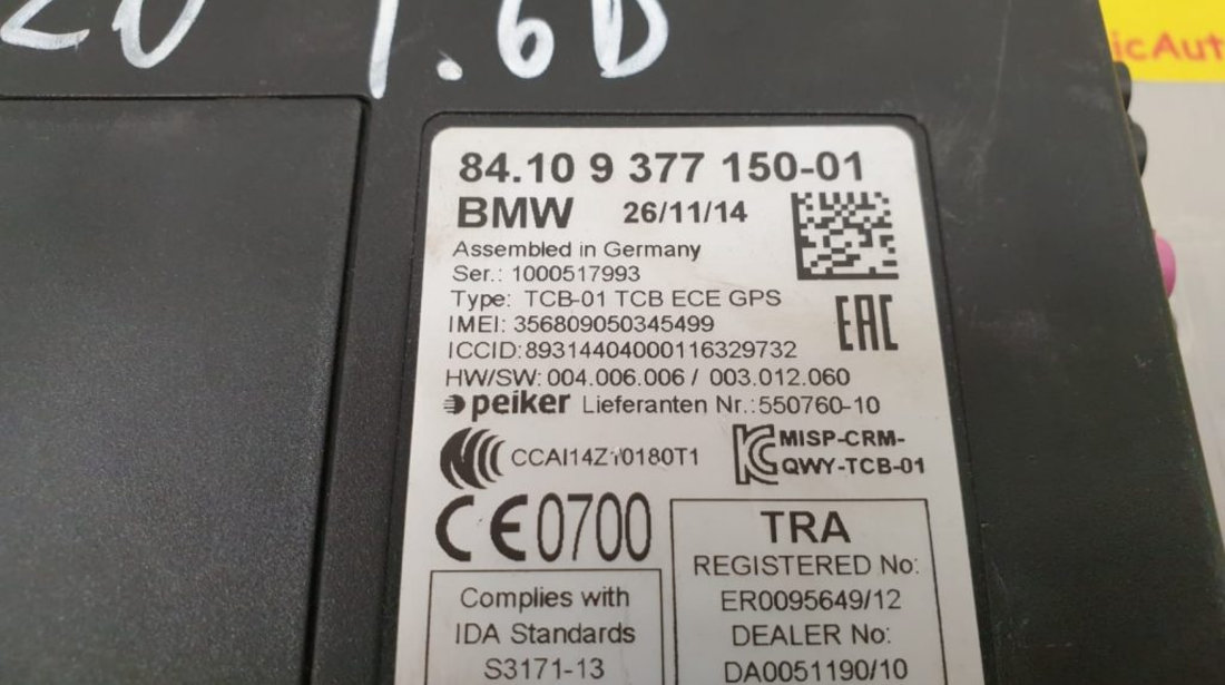 Modul Electronic Bluetooth BMW Seria 1,2,3, 8410937715001