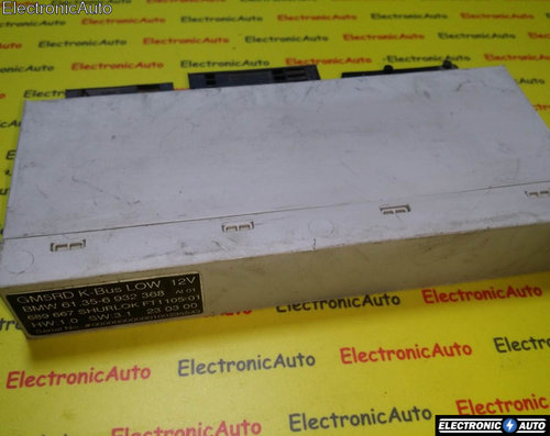 Modul ELECTRONIC BMW E46 61 35 6 932 368 / 61356932368 / 689 667 / 689667 / HW 1 0 / HW10 / SW 3 1 /...