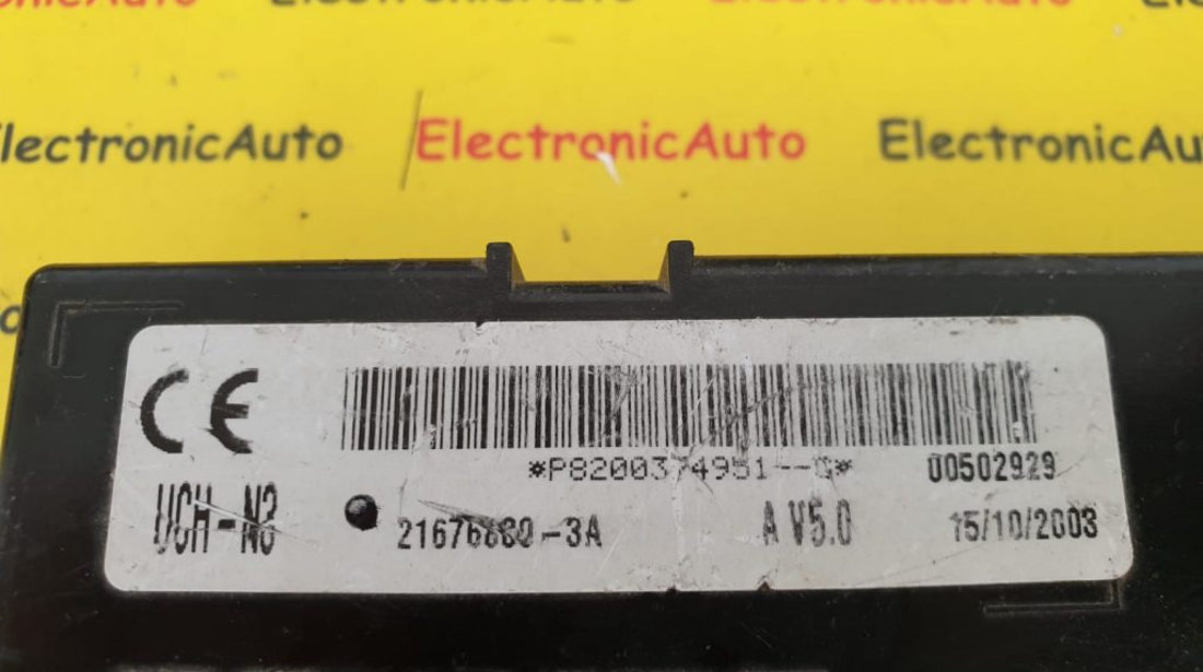 Modul Electronic BSI Nissan Opel Renault, 216768803A, P8200374951G, UCH-N3