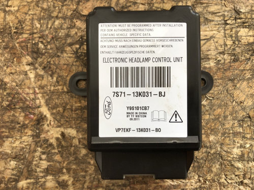 Modul electronic faruri Ford Mondeo 2.0L Duratorq DOHC(150/163PS)-DW10C combi 2012 (7S7113K031BJ)