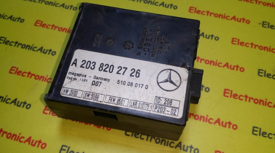 Modul electronic Mercedes A2038202726, A 203 820 27 26