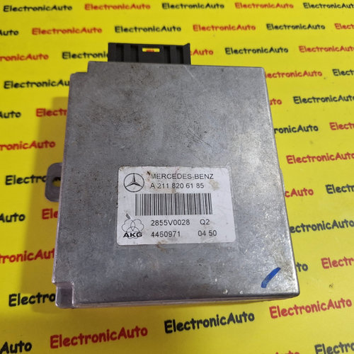 Modul electronic Mercedes Benz W211, A2118206185, 2855V0028,