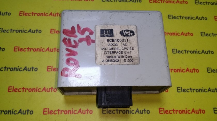 Modul electronic Rover 75 SCB100211