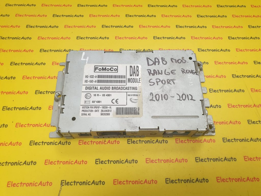 Modul electronic sunet Range Rover Evoque 6H5219C032AH, 6H5214d401AH