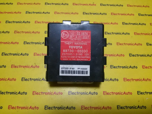Modul ELECTRONIC TOYOTA AVENSIS 89730 05030 / 8973005030 / 237000 3180 / 2370003180 / 10 02 0974 / 1...