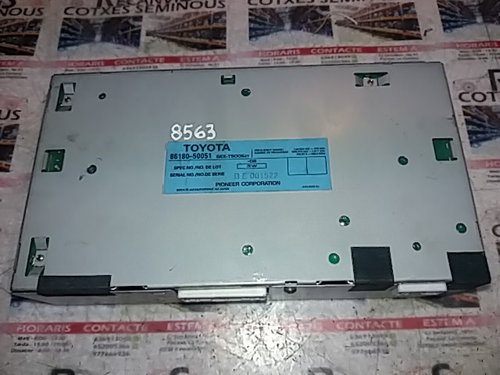 Modul ELECTRONIC TOYOTA TOYOTA -CUALQUIER MODELO- 86180-50051 / 86180 50051 / 8618050051 / GEXT9006Z...