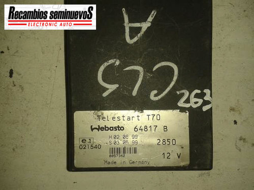 Modul ELECTRONIC WEBASTO CITROEN XSARA 64817B / H020699 / S03059964817B / H020699 / S030599