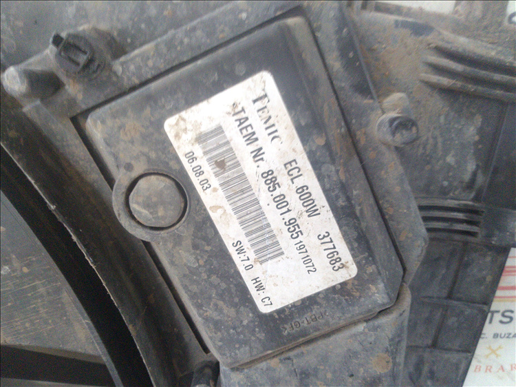 Modul electroventilator MERCEDES-BENZ C CLASS 2.2 CDI an fabr. 2003
