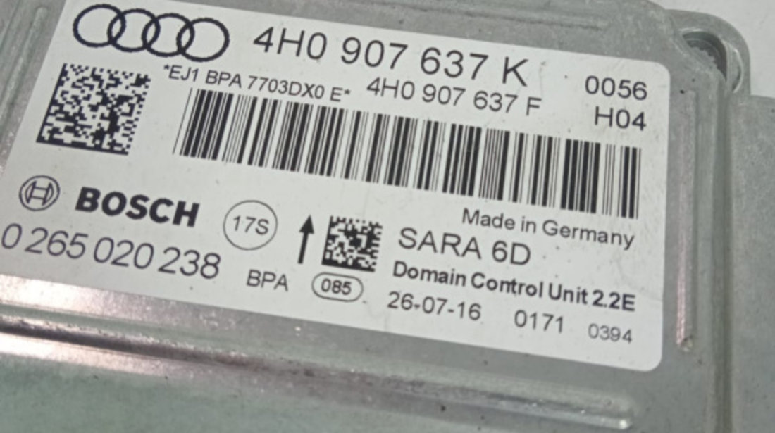 Modul esp 4h0907637k Audi A8 D4/4H [facelift] [2013 - 2018] 3.0 tdi CTDB