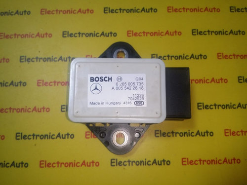 Modul ESP BOSCH MERCEDES-BENZ Class E 0 265 005 735 / 0265005735 / A 005 542 26 18 / A00554226180 26...