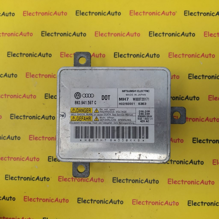 Modul Far, Balast Xenon, Droser Audi, 8K0941597C, W003T20171,