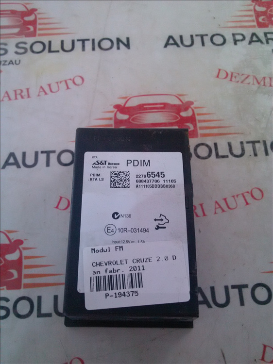 Modul FM CHEVROLET CRUZE 2.0 D an fabr. 2011