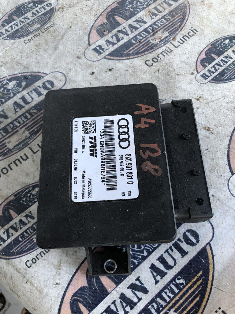 Modul frâna de mana Audi A4 B8 2010, 8K0907801G