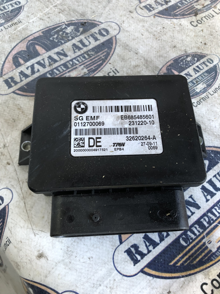 Modul frâna de mana BMW Seria 5 F10 2014, 23122010 / EB685485601 / 32620264A