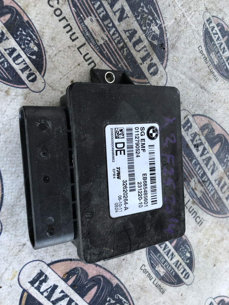 Modul frâna de mana BMW X3 F25 2014, 685485601 / 23122010 / 32620264A
