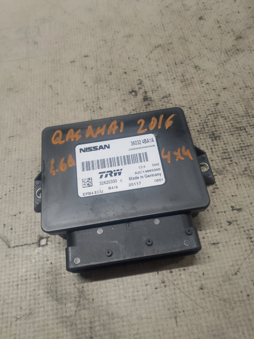 Modul frâna de mana Nissan Qashqai 1.6 Motorina 2016, 360324BA1A / 4×4